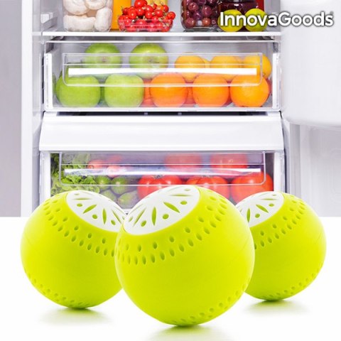 Ekokule do Lodówki InnovaGoods 3 Sztuk Ekokule do Lodówki InnovaGoods 3 Sztuk