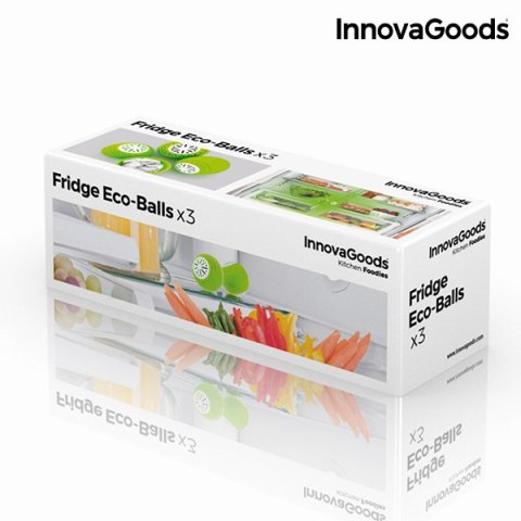 Ekokule do Lodówki InnovaGoods 3 Sztuk Ekokule do Lodówki InnovaGoods 3 Sztuk