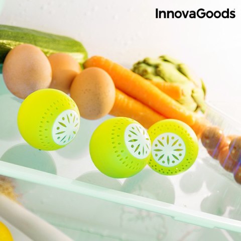 Ekokule do Lodówki InnovaGoods 3 Sztuk Ekokule do Lodówki InnovaGoods 3 Sztuk