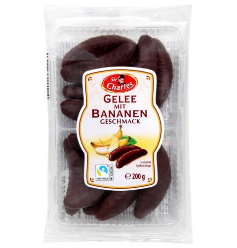 SirCharles Galaretka w Czekoladzie o Smaku Bananowym 200 g SirCharles Galaretka w Czekoladzie o Smaku Bananowym 200 g