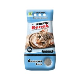 CERTECH Super Benek Compact Naturalny - żwirek dla kota zbrylający 10l