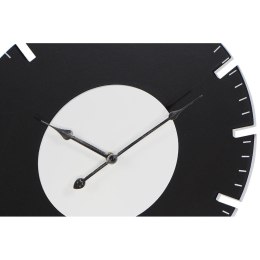 Zegar Ścienny DKD Home Decor 50 x 3,5 x 50 cm Czarny Biały Vintage Drewno MDF (2 Sztuk)