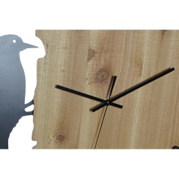 Zegar Ścienny DKD Home Decor Biały Brązowy Czarny Biały/Czarny Żelazo Plastikowy Drewno MDF Ptak 50 x 4 x 50 cm (2 Sztuk)