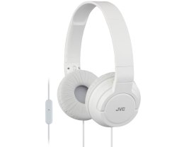 Słuchawki JVC HAS-R185WE (nauszne; z mikrofonem; kolor biały