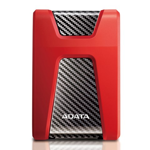 Dysk zewnętrzny HDD ADATA HD650 (2TB; 2.5"; USB 3.2; czerwony) Dysk zewnętrzny HDD ADATA HD650 (2TB; 2.5"; USB 3.2; czerwony)