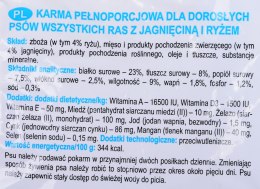 DOLINA NOTECI Rafi z jagnięciną i ryżem - sucha karma dla psa - 10kg