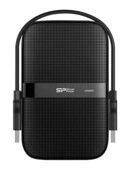 Dysk zewnętrzny HDD Silicon Power Armor A60 (2TB; 2.5"; USB 3.2; 5400 obr/min; Black; SP020TBPHDA60S3A)