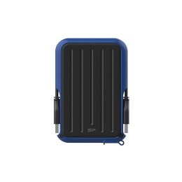 Dysk zewnętrzny HDD Silicon Power Armor A66 (4TB; 2,5"; USB 3.2; Blue; SP040TBPHD66LS3B)