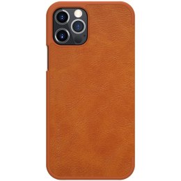 Nillkin Etui Qin Leather Case iPhone 12/12 Pro brąz