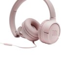 Słuchawki JBL Tune 500 (rożowe, nauszne, z wbudowanym mikrofonem)