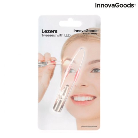 Pęseta do depilacji z LED Lezers InnovaGoods Pęseta do depilacji z LED Lezers InnovaGoods
