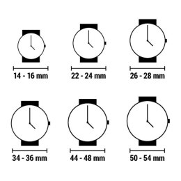 Zegarek Unisex Chronotech CT7017M (Ø 33 mm) - Brązowy