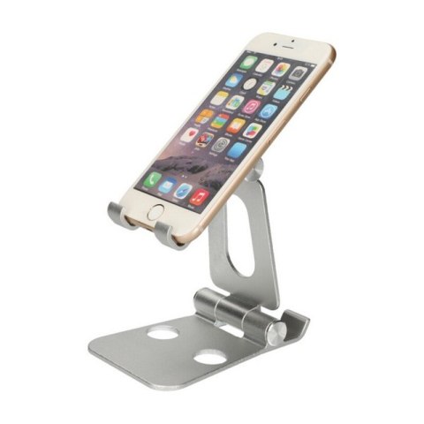 Podstawkę do Telefonu Komórkowego KSIX Swivel Srebrzysty Podstawkę do Telefonu Komórkowego KSIX Swivel Srebrzysty