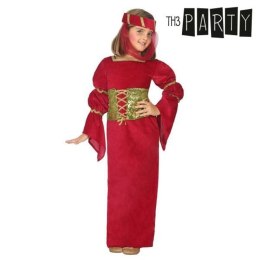 Kostium dla Dzieci Średniowieczna Dama Czerwony - 5-6 lat