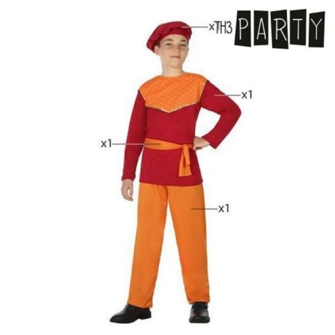 Kostium dla Dzieci Paź Czerwony 4 pcs - 3-4 lata Kostium dla Dzieci Paź Czerwony 4 pcs - 3-4 lata