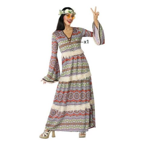 Kostium dla Dorosłych Hippie Wielokolorowy (1 Sztuk) - XL Kostium dla Dorosłych Hippie Wielokolorowy (1 Sztuk) - XL