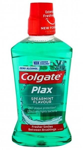 Colgate Plax Spearmint Flavour Płyn do Płukania Jamy Ustnej 500 ml Colgate Plax Spearmint Flavour Płyn do Płukania Jamy Ustnej 500 ml