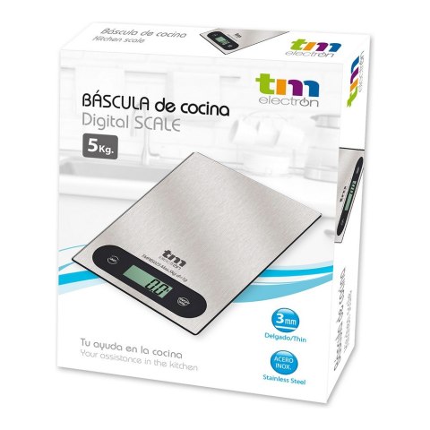 Kuchennej wagi TM Electron Szary 5 kg Kuchennej wagi TM Electron Szary 5 kg