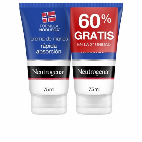Krem do Rąk Neutrogena migawka Absorpcja (2 x 75 ml) Krem do Rąk Neutrogena migawka Absorpcja (2 x 75 ml)