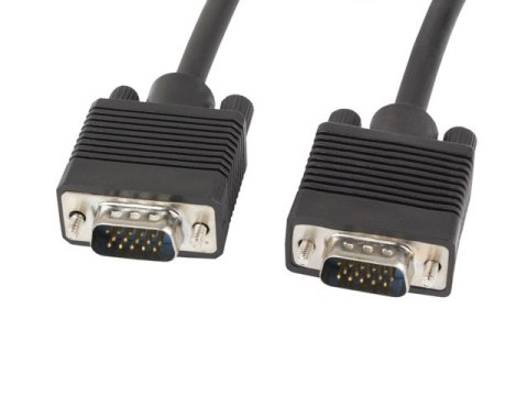 Kabel Lanberg CA-VGAC-10CC-0050-B (D-Sub (VGA) M - D-Sub (VGA) M; 5m; kolor czarny) Kabel Lanberg CA-VGAC-10CC-0050-B (D-Sub (VGA) M - D-Sub (VGA) M; 5m; kolor czarny)