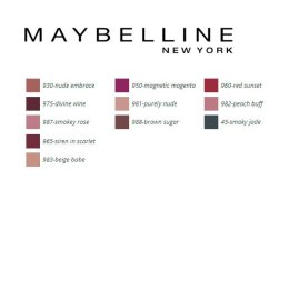 Pomadki Color Sensational Mattes Maybelline - 965-siren in scarlet