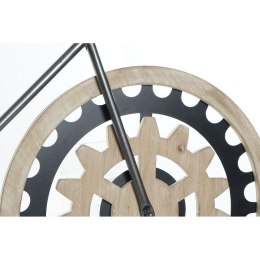 Zegar Ścienny DKD Home Decor 108 x 6,4 x 63,5 cm Naturalny Czarny Rower Metal Drewno MDF