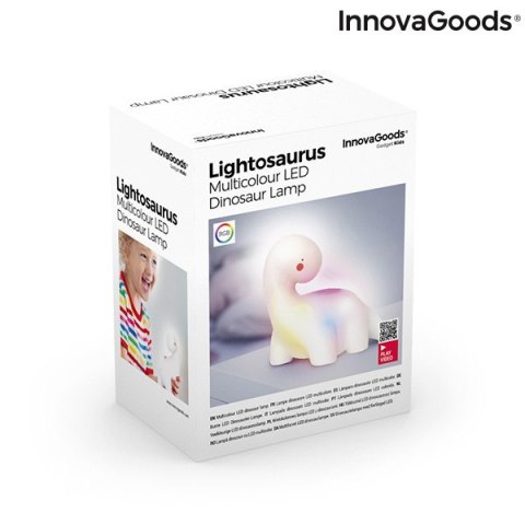 Lampa Dinozaur LED Wielokolorowa Lightosaurus InnovaGoods Lampa Dinozaur LED Wielokolorowa Lightosaurus InnovaGoods
