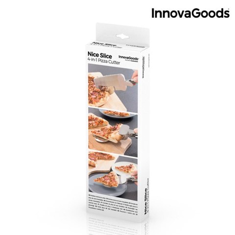 Nóż do pizzy 4-in-1 Nice Slice InnovaGoods Nóż do pizzy 4-in-1 Nice Slice InnovaGoods