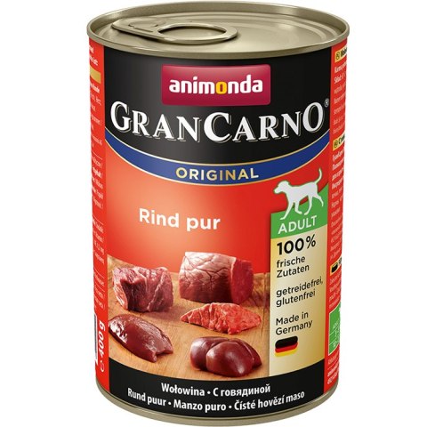 ANIMONDA Grancarno Adult wołowina - mokra karma dla psa - 400 g ANIMONDA Grancarno Adult wołowina - mokra karma dla psa - 400 g