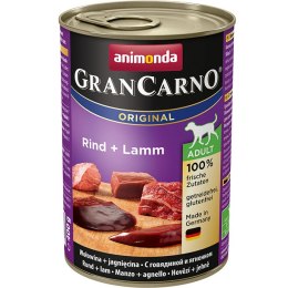 ANIMONDA Grancarno Adult smak: wołowina i jagnięcina 400g - mokra karma dla psa