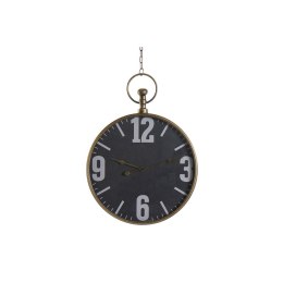 Zegar Ścienny DKD Home Decor Szkło Czarny Złoty Żelazo (60 x 6.5 x 80 cm)