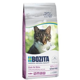 BOZITA Hair & Skin Wheat free Salmon - sucha karma dla kotów z problemami ze skórą i sierścią - 400g