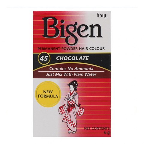Trwała Koloryzacja Bigen 45 Chocolate Nº 45 Czekolada (6 gr) Trwała Koloryzacja Bigen 45 Chocolate Nº 45 Czekolada (6 gr)