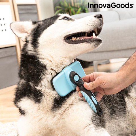Druciana Szczotka do Wyczesywania Zwierząt Domowych z Wysuwanym Włosiem Groombot InnovaGoods Druciana Szczotka do Wyczesywania Zwierząt Domowych z Wysuwanym Włosiem Groombot InnovaGoods