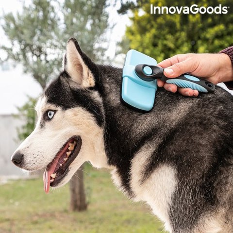 Druciana Szczotka do Wyczesywania Zwierząt Domowych z Wysuwanym Włosiem Groombot InnovaGoods Druciana Szczotka do Wyczesywania Zwierząt Domowych z Wysuwanym Włosiem Groombot InnovaGoods