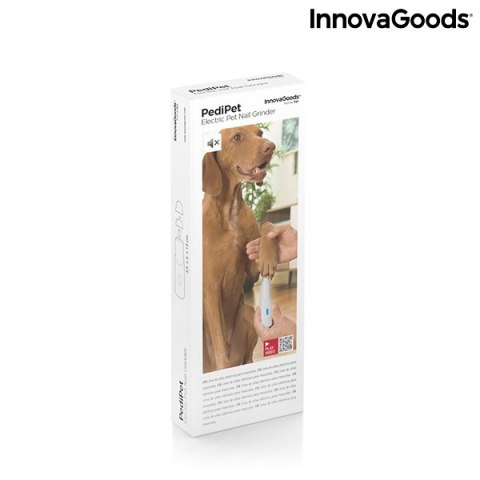 Elektryczny Pilnik do Pazurów dla Zwierząt Domowych PediPet InnovaGoods Elektryczny Pilnik do Pazurów dla Zwierząt Domowych PediPet InnovaGoods