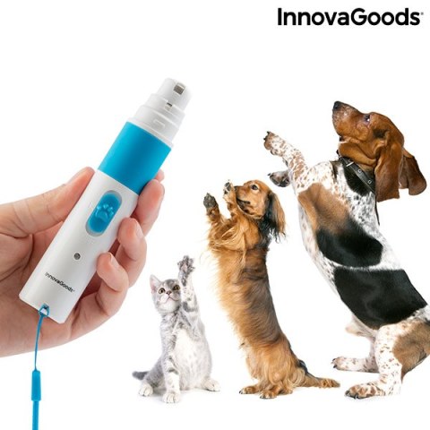Elektryczny Pilnik do Pazurów dla Zwierząt Domowych z Ładowarką Pawy InnovaGoods Elektryczny Pilnik do Pazurów dla Zwierząt Domowych z Ładowarką Pawy InnovaGoods