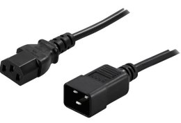 Przedłużacz kabla zasilającego IEC 320 C13-> C20 1.8M