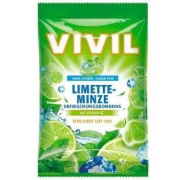 Vivil Limette Mint Cukierki bez Cukru 110 g