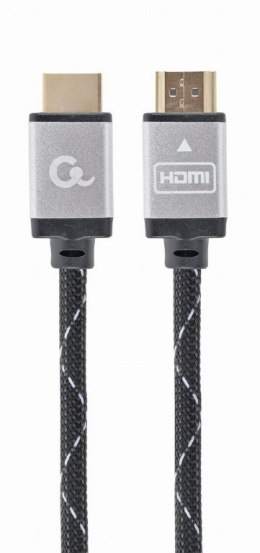 Kabel GEMBIRD Seria select plus CCB-HDMIL-2M (HDMI M - HDMI M; 2m; kolor czarny)