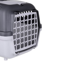 ZOLUX Transporter GULLIVER 2 z plastikowymi drzwiczkami jasnoszary/ciemnoszary