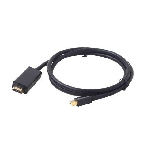 Kabel GEMBIRD CC-mDP-HDMI-6 (Mini DisplayPort M - HDMI M; 1,8m; kolor czarny) Kabel GEMBIRD CC-mDP-HDMI-6 (Mini DisplayPort M - HDMI M; 1,8m; kolor czarny)