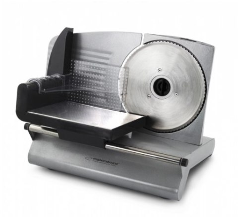 Krajalnica elektryczna Esperanza Mortadella EKM018K (150W; kolor srebrny) Krajalnica elektryczna Esperanza Mortadella EKM018K (150W; kolor srebrny)