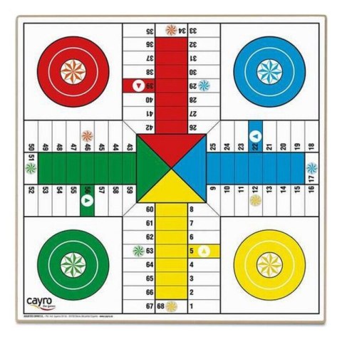 Deska Parcheesi Cayro 40 x 40 cm Deska Parcheesi Cayro 40 x 40 cm