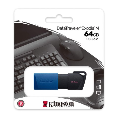 KINGSTON Exiodia 64GB USB3.2 blue KINGSTON Exiodia 64GB USB3.2 blue