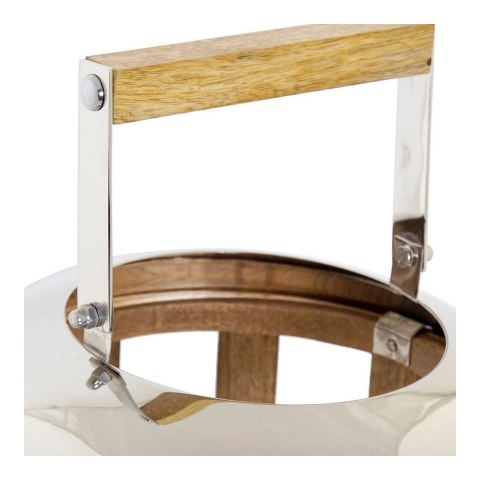 Lampa DKD Home Decor Srebro Drewno Metal (22 x 22 x 32 cm) Lampa DKD Home Decor Srebro Drewno Metal (22 x 22 x 32 cm)