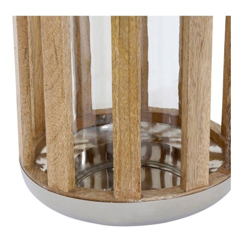 Lampa DKD Home Decor Srebro Drewno Metal (22 x 22 x 32 cm) Lampa DKD Home Decor Srebro Drewno Metal (22 x 22 x 32 cm)