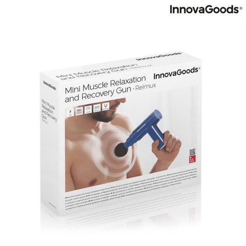 Mini Pistolet do Masażu, Rozluźniający i Regenerujący Mięśnie Relmux InnovaGoods Mini Pistolet do Masażu, Rozluźniający i Regenerujący Mięśnie Relmux InnovaGoods