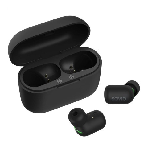 SAVIO BEZPRZEWODOWE SŁUCHAWKI BLUETOOTH 5.1 IPX5 TWS-09 SAVIO BEZPRZEWODOWE SŁUCHAWKI BLUETOOTH 5.1 IPX5 TWS-09
