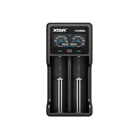 XTAR ŁADOWARKA DO AKUMULATORÓW CYLINDRYCZNYCH LI-ION / NI-MH / NI-CD 18650 VC2SL XTAR ŁADOWARKA DO AKUMULATORÓW CYLINDRYCZNYCH LI-ION / NI-MH / NI-CD 18650 VC2SL